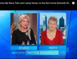 Before Stories My Nana Tells was launched, Lesley Dewar was on the Kerri-Ann Kennerly Show. That was an event!