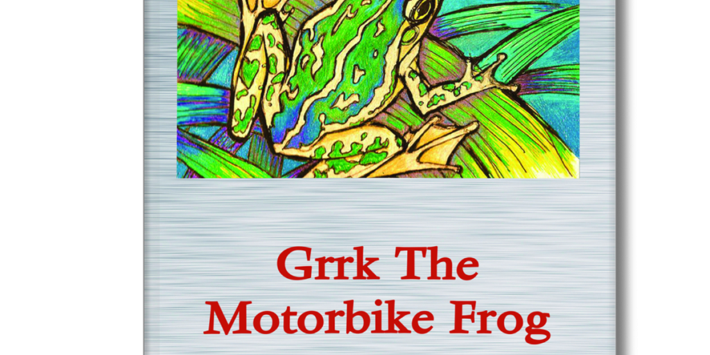 Cover for the book Grrk the Motorbike Frog